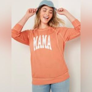 Mama Maternity Nursing Sweatshirt Old Navy NWT